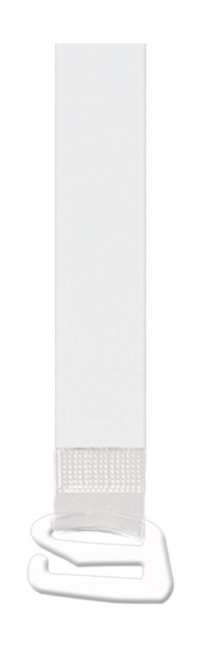 RAMIĄCZKA SILIKONOWE Z METALOWYM ZACZEPEM RT-103 14MM 14 mm transparentny/biały zaczep