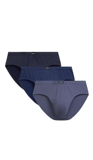 SLIPY MĘSKIE 3MP-202 XXL cobalt/denim/niebieski