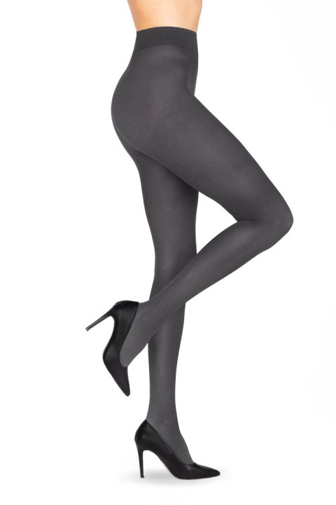 RAJSTOPY MELANGE 3D 50 DEN 3 black/pepper