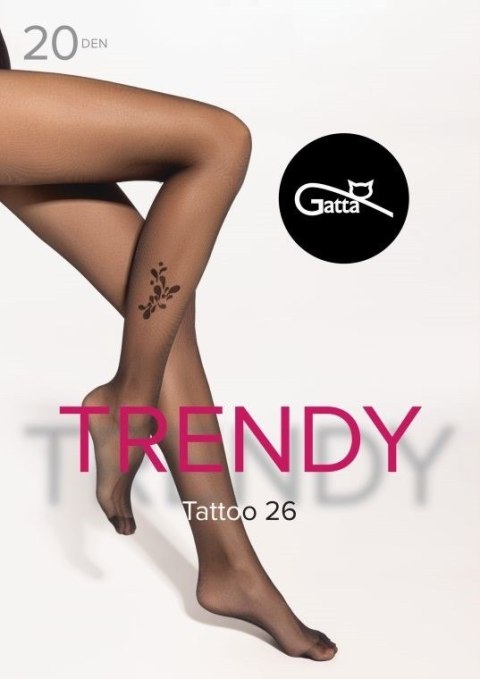 RAJSTOPY TATTOO WZ.26 20 DEN 2 nero