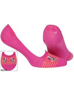 MOKASYNKA DAMSKA WZOROWANA SILIKON 39-41 fuchsia.c80/wz.968