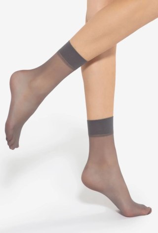 SKARPETKI LAR LYCRA 15 DEN uni grigio