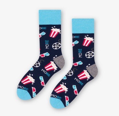 SKARPETY DAMSKIE KOLOROWE 078 39-42 popcorn jeans