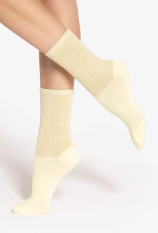 SKARPETY DAMSKIE LUREX 36-38 yellow irys