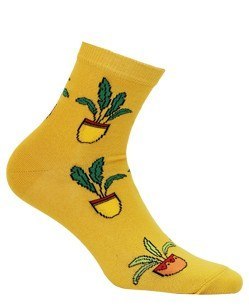 SKARPETY PERFECT WOMAN FANTASIA 36-38 yellow.a55/wz.268
