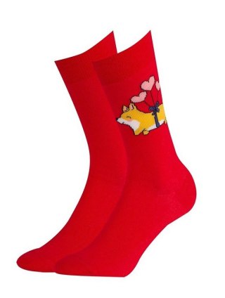 SKARPETY WALENTYNKI 30-34 red.r56/wz.997