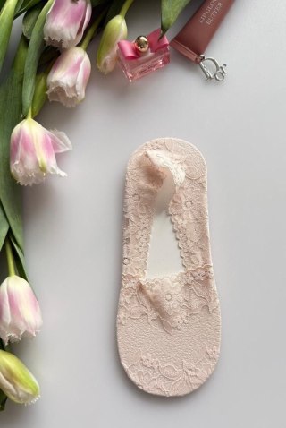 STOPKI WZOROWANE MARGARETKI 36-41 pink