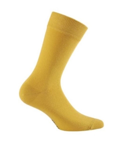 SKARPETY GŁADKIE PERFECT MAN CASUAL 39-41 yellow