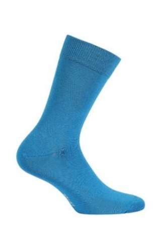 SKARPETY GŁADKIE PERFECT MAN CASUAL 42-44 turquoise