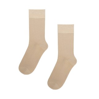SKARPETY MĘSKIE BAMBOO GŁADKIE 45-47 beige