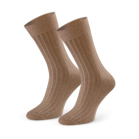 SKARPETY MĘSKIE BIO CAMEL 053 44-46 melanż beż