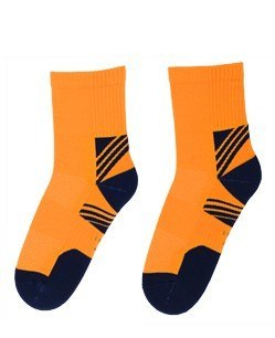 SKARPETY SPORTIVE MĘSKIE AG+ JONY SREBRA 45-47 orange.a37/wz.954