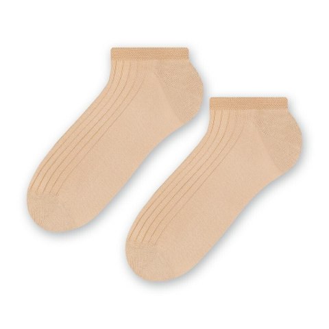 STOPKI MĘSKIE 042 100% BAWEŁNA 41-43 beżowy 004