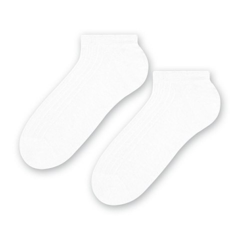STOPKI MĘSKIE 042 100% BAWEŁNA 41-43 biały 005