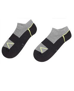 STOPKI SPORTIVE WZOROWANE AG+ JONY SREBRA 45-47 black.g95/wz.956