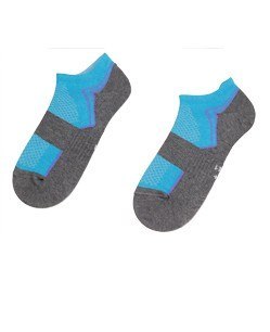 STOPKI SPORTIVE WZOROWANE AG+ JONY SREBRA 45-47 turquoise.t7h/wz.955