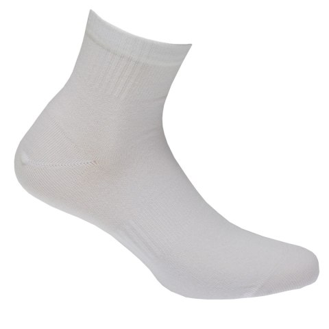 ZAKOSTKI SPORTIVE GŁADKIE AG+ JONY SREBRA 39-41 white