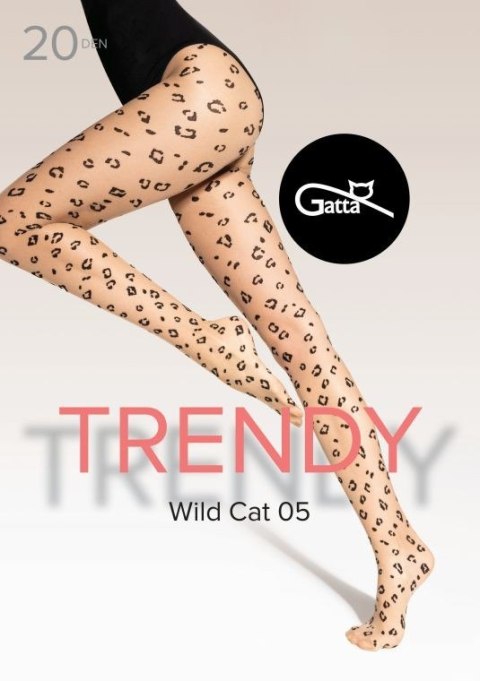 RAJSTOPY WILD CAT WZ.05 20 DEN 3 daino-nero