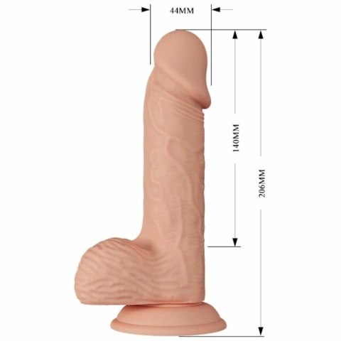 Baile Catoblepas 20,6 cm Naturalny - Model wibrujący z przyssawką