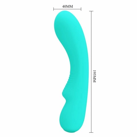 Pretty Love Prescott Aqua Green - model silikonowy, 12 trybow, ładowanie USB