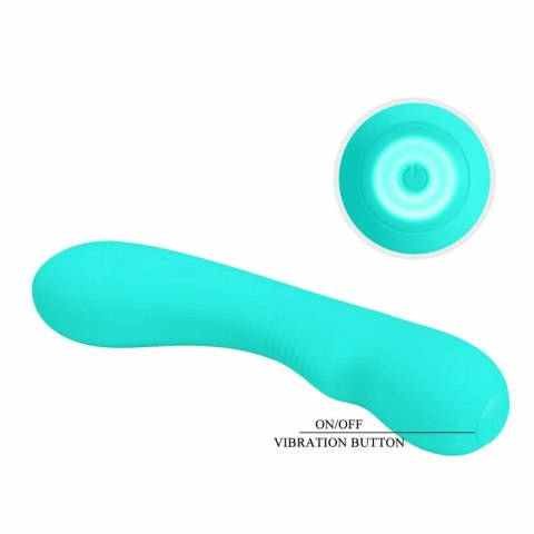 Pretty Love Prescott Aqua Green - model silikonowy, 12 trybow, ładowanie USB