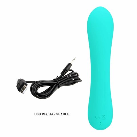 Pretty Love Prescott Aqua Green - model silikonowy, 12 trybow, ładowanie USB