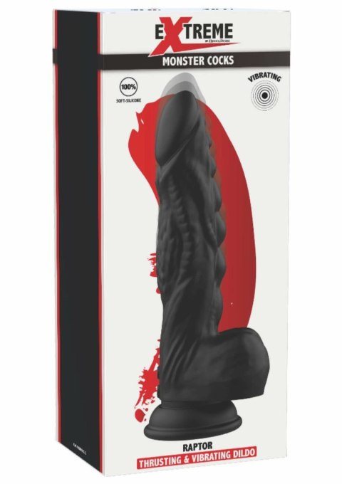 EXTREME by HIDDEN DESIRE Raptor Monster silikonowy z wibracją 26 cm