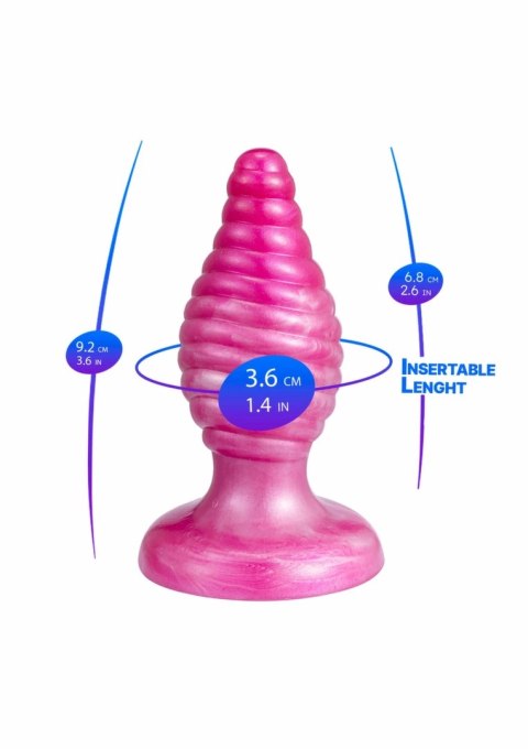 Fantasy Plug Cherry SILEXPAN® silikonowy, termoaktywny, rożowy