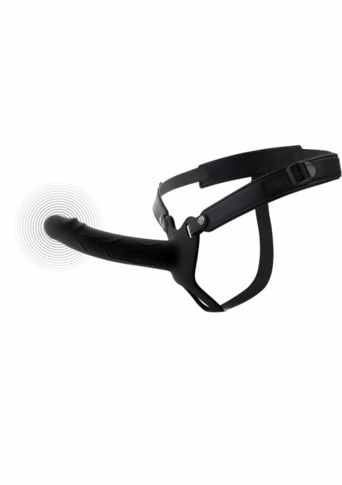 INFERNO Hollow Vibrating Strapon silikonowy 18 cm z pilotem