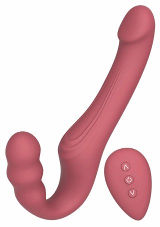 She.E.O Strapless Strap-On Vibrator bezpaskowy, silikonowy, z pilotem