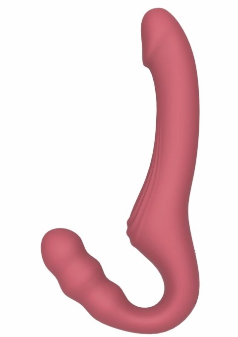 She.E.O Strapless Strap-On Vibrator bezpaskowy, silikonowy, z pilotem