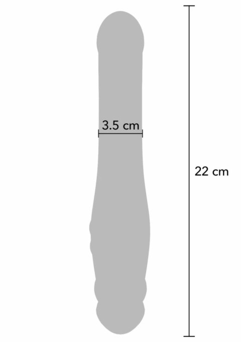 She.E.O Strapless Strap-On Vibrator bezpaskowy, silikonowy, z pilotem