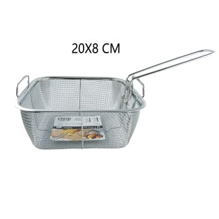 Sitko metalowe do smażenia frytek 20 x 8cm