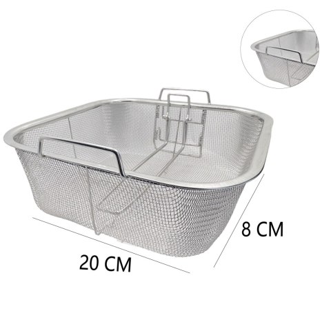 Sitko metalowe do smażenia frytek 20 x 8cm