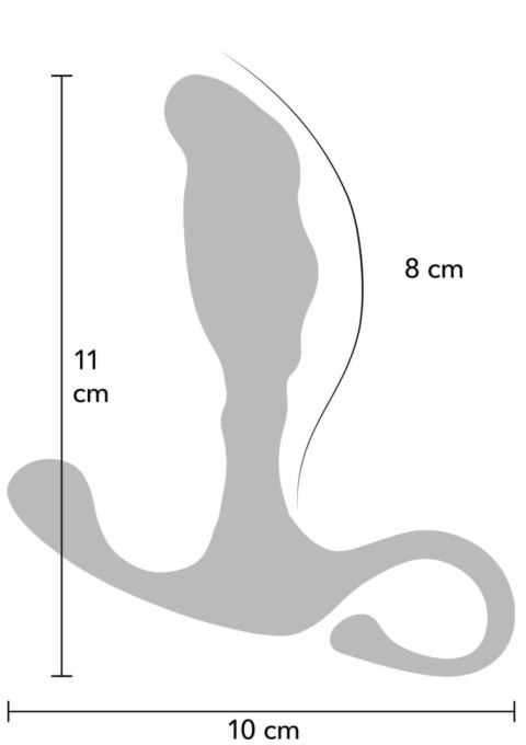 TOYJOY P-Spot Stimulator Small anatomiczny korek silikonowy czarny