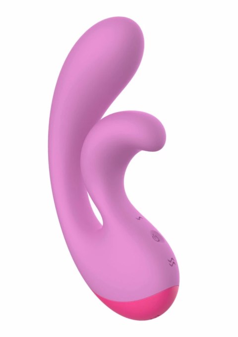 Untamed Rabbit Vibrator silikonowy, wodoodporny, 10 trybow, fioletowy