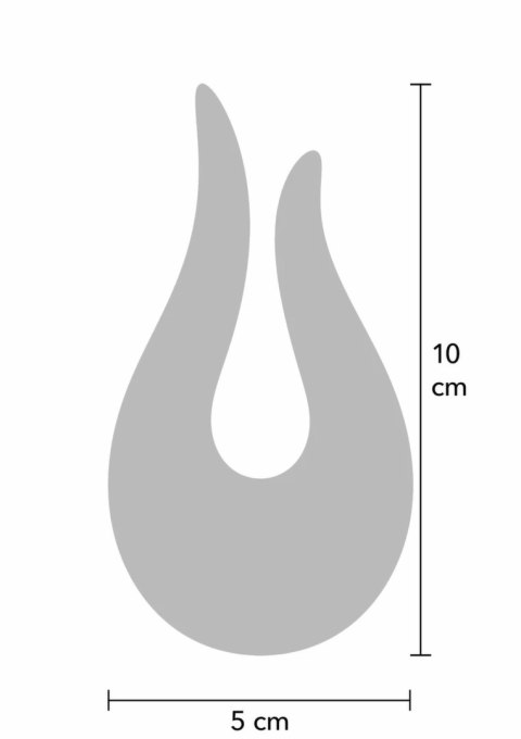 Xocoon Soft Flame - stymulator punktowy silikonowy, 10 trybow, USB