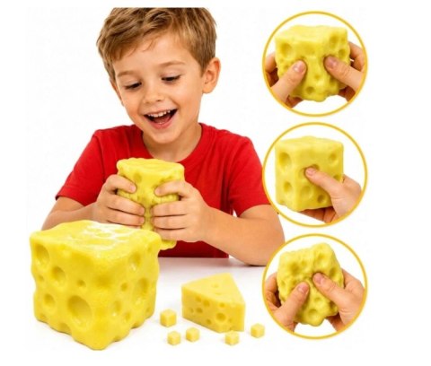 Gniotek pachnący squishy ser 9 x 9 cm B-3255