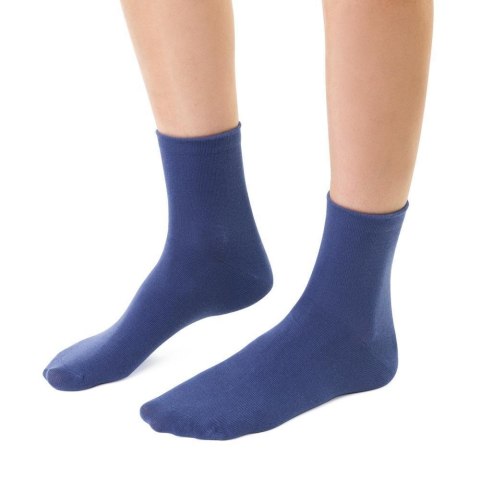 SKARPETKI DAMSKIE BAWEŁNIANE 037 35-37 jeans 060