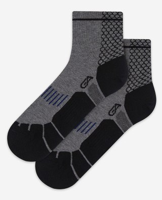 SKARPETY SPORTIVE MĘSKIE AG+ JONY SREBRA 39-41 brown coal.q10/wz.942