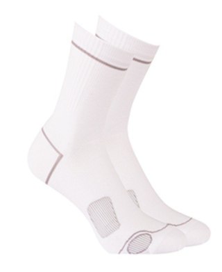 SKARPETY SPORTIVE MĘSKIE AG+ JONY SREBRA 45-47 white.05a/wz.948