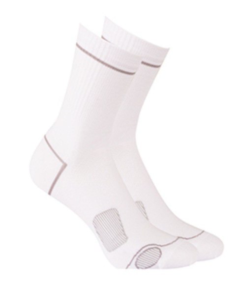 SKARPETY SPORTIVE MĘSKIE AG+ JONY SREBRA 45-47 white.05a/wz.948