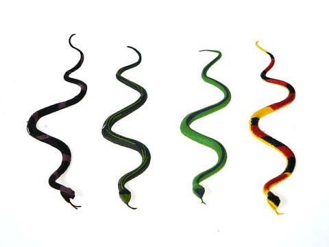 Wąż gumowy 60cm mix