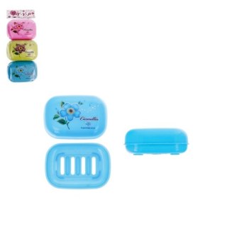 Mydelniczka plastikowa mix kolor 3szt. 11 x 7cm CHSO4027