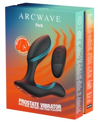 Arcwave Perk - silikonowy masażer anatomiczny z pilotem, wodoodporny