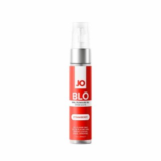 JO BLŌ Oral Pleasure Gel Truskawkowy 30ml - żel do masażu ustnego