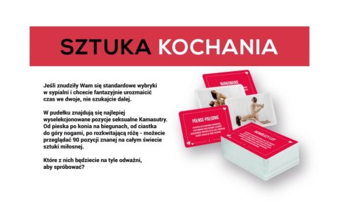 Sztuka Kochania Gra dla Par 18+ Karty Inspiracje Rozbudowana Edycja