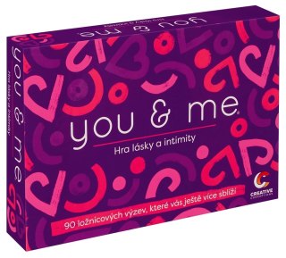 You & Me Czech - gra dla par z 90 kartami zadań i akcesoriami