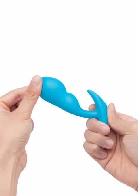 B-Vibe P-Spot SnugPlug Small silikonowy z pilotem, wibrujący, czarny