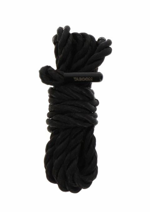 TABOOM Bondage Rope 1.5 m czarny - miękki sznur do technik wiązania